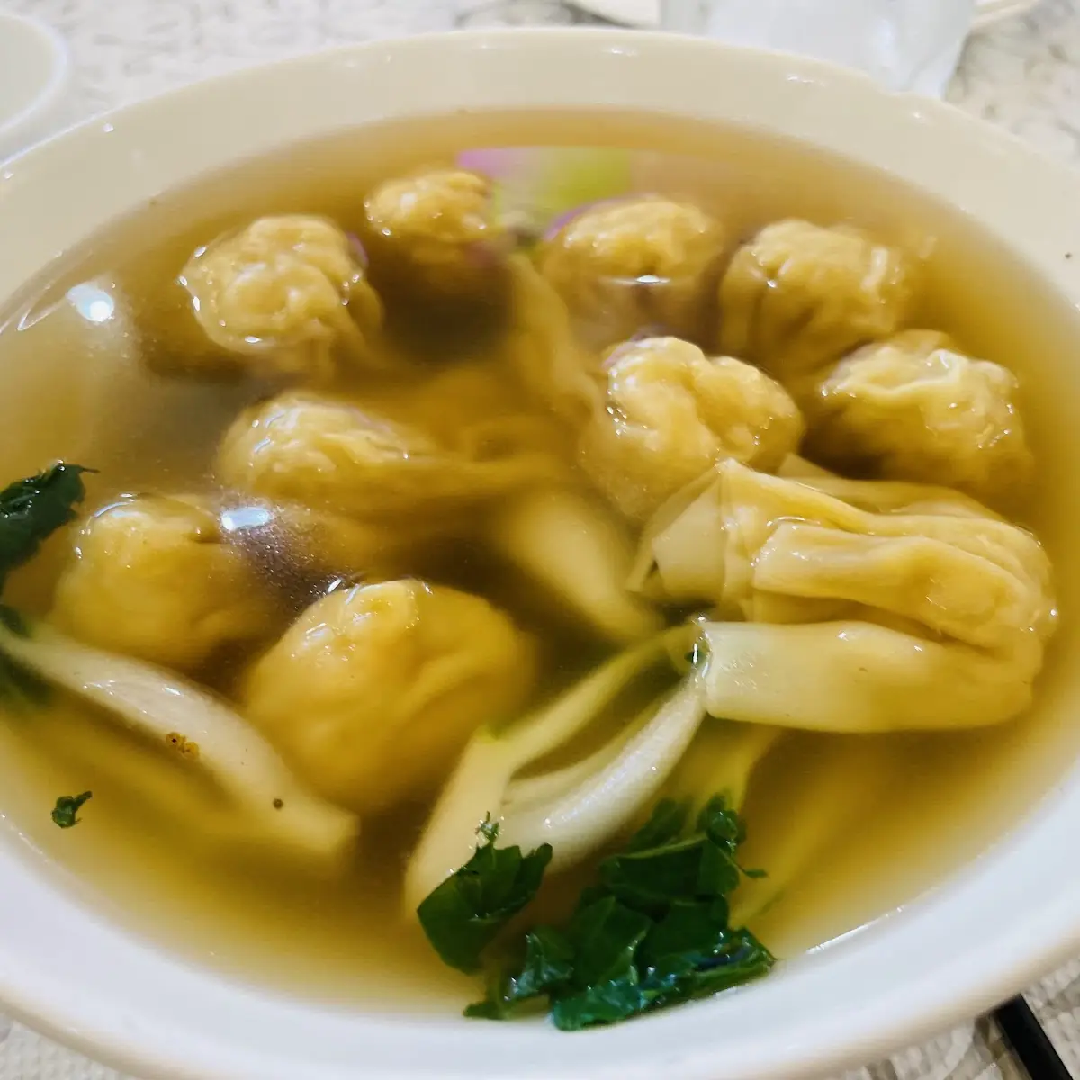 wonton soup 窩雲吞湯